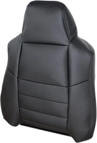 Miniatura 3 de GXARTS Funda de asiento de cuero de repuesto para parte superior del lado del conductor, color negro, compatible con Ford F-250 F-350 F-450 F-550