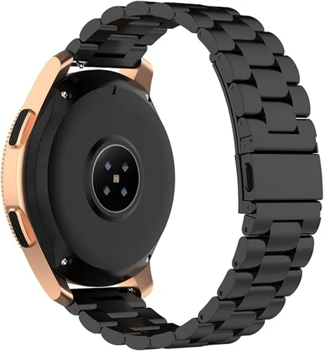 PINHEN Correa compatible con Samsung Galaxy Watch 3 1.772 in /Galaxy Watch 1.811 in -0.866 in Correa de reloj de acero inoxidable de repuesto