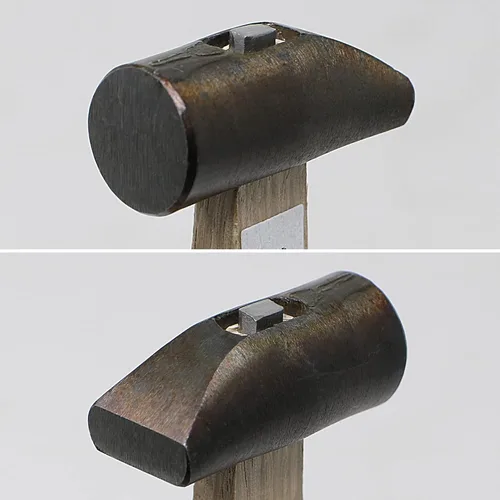 Miniatura 2 de KAKURI Mini martillo de herrero para manualidades y pasatiempos, ligero de 3 onzas, herramienta de martillo japonés de precisión para joyería, Mini