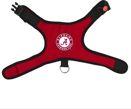 Alabama Crimson Tide - Arnés de chaleco para perro y gato, acolchado de alta calidad con bloqueo de seguridad (talla L)