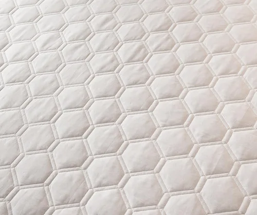 Miniatura 4 de Hani Matrat - Protector de colchón acolchado de alta calidad, hecho con algodón peinado natural, refrescante y transpirable (individual)