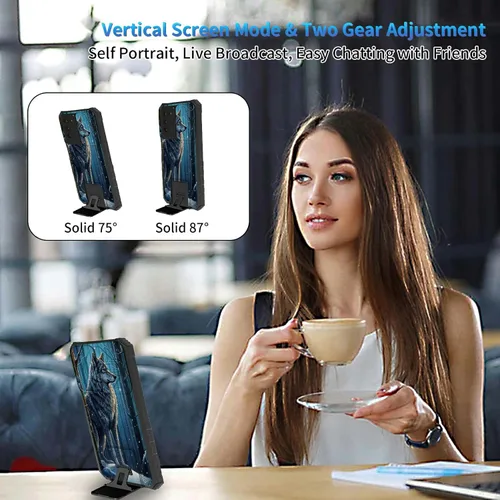 Miniatura 1168 de Funda para Samsung Galaxy S22 Ultra 5G, Galaxy S22 Ultra con cubierta de cámara deslizante, funda resistente de doble capa con función atril Black