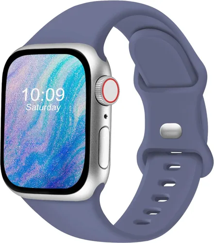 Miniatura 30 de Correas deportivas compatibles con Apple Watch de 38mm 40mm 41mm 42mm 44mm 45mm 46mm 49mm, p/mujer y hombre, correa de silicona para iWatch Series