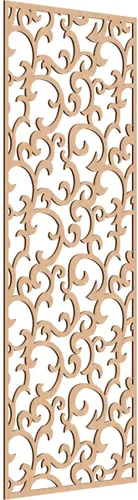 Miniatura 153 de Wheatland Paneles de pared decorativos de madera con calado, 9 3/8 pulgadas de ancho x 24 3/8 pulgadas de alto x 1/4 de alto, nogal
