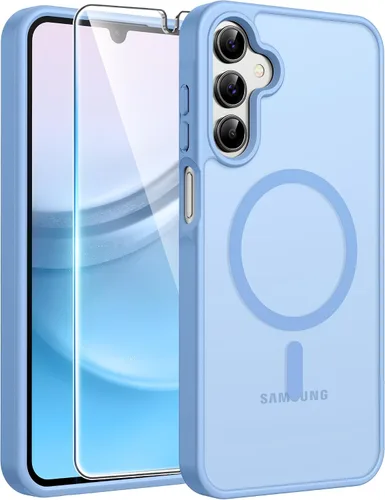 Miniatura 216 de FNTCASE - Funda para iPhone 16 Pro: magnética, mate, translúcida, de grado militar, protectora contra caídas, resistente, fina, duradera y a prueba