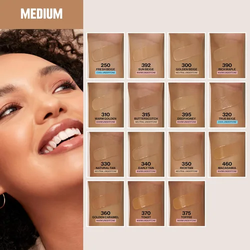 Miniatura 7 de Base líquida de Revlon ColorStay Maquillaje facial para piel mixta y grasa, SPF 15, cobertura media-completa con acabado mate, beige solar (392), 1