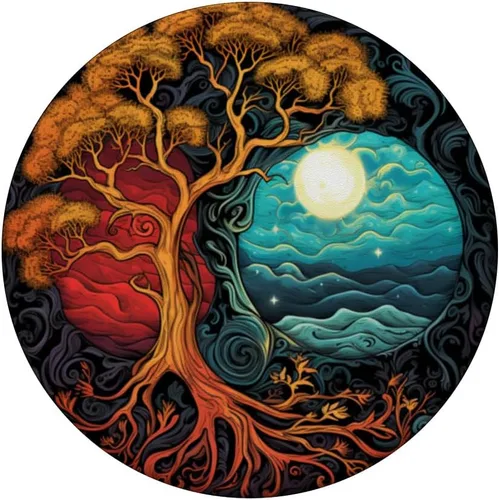 Miniatura 3 de Yin Yang Árbol de la Vida PopSockets estándar PopGrip