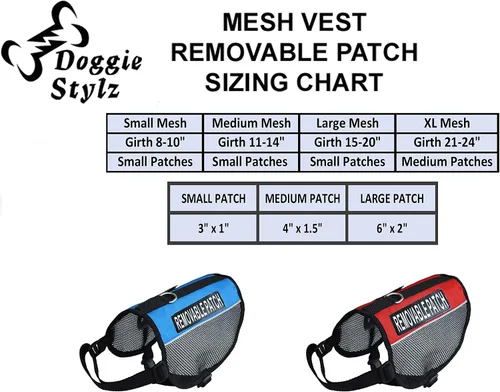Miniatura 6 de Therapy Dog mesh Vest Harness Cool Comfort Nylon Purchase Comes with 2 Reflective Therapy Dog in Training Patches. Please Measure Your Dog Before