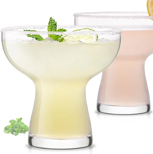 Miniatura 14 de LUNA & MANTHA - Juego de 4 vasos de Martini sin tallo, vasos de cóctel de Martini para Margarita, Manhattan, Cosmopolitan, bar en casa, fiestas