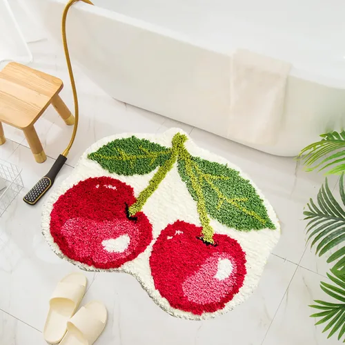 Miniatura 7 de LEVINIS Tapete de baño con pastillero para dormitorio de niños, tapete antideslizante y lavable para baño, ducha, bañera, dormitorio, 27.5 x 15.5