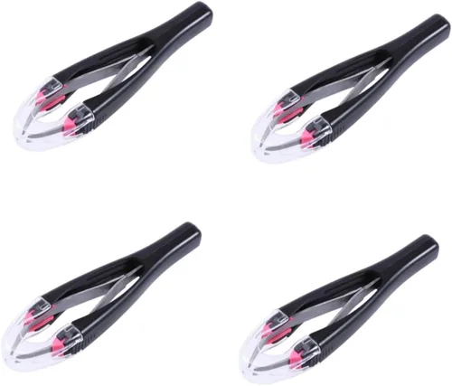 Miniatura 10 de Kit de pinzas retráctiles automáticas para cejas, herramienta de extracción de cejas de precisión, acero inoxidable de primera calidad para un aseo