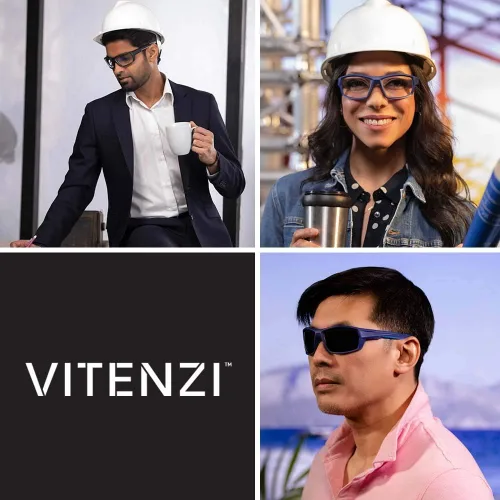 Miniatura 6 de VITENZI Gafas de seguridad bifocales con lectores envolventes para deportes de seguridad Lecce