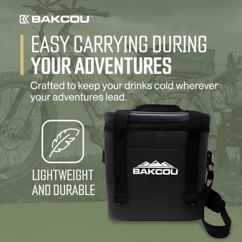 Miniatura 3 de Bakcou Enfriador/bolsa de engranajes aislada: impermeable, acolchada y compatible para remolques de carga plegables. Ideal para viajes al parque