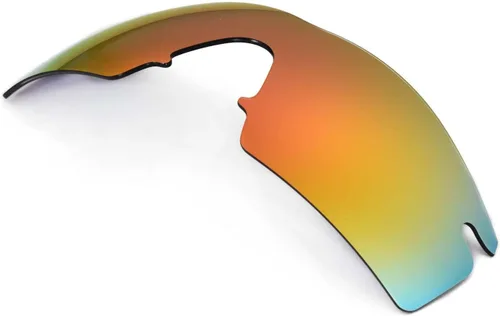 Miniatura 2 de Walleva Lentes de repuesto para gafas de sol Oakley M Frame Strike, múltiples opciones disponibles (revestimiento de espejo rojo fuego, polarizado)