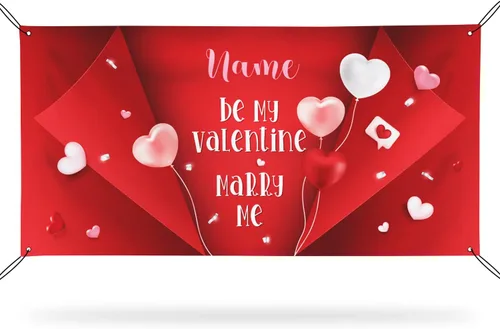 Miniatura 13 de Cartel personalizado para el día de San Valentín, letrero de vinilo personalizado para decoración de San Valentín, decoración de feliz San Valentín