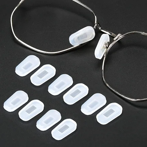 Miniatura 8 de 18 pares de fundas para la nariz para lentes, almohadillas antideslizantes de silicona para la nariz, repuesto para lentes de sol, ultrasuaves