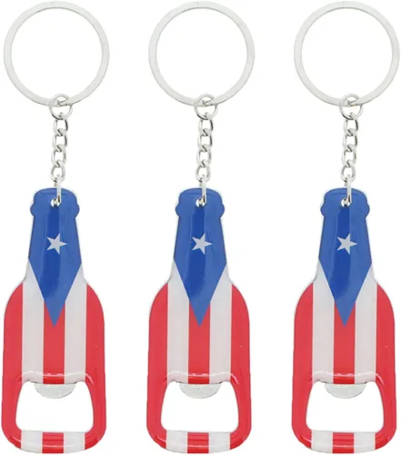 Miniatura 5 de Porto Rico - Llavero abridor de botellas - Set de 3 - Bandera