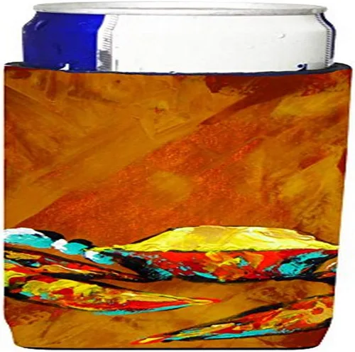 Miniatura 13 de Caroline's Treasures MW1185MUK Big Boy on Blue Crawfish Ultra Hugger para latas delgadas, funda para enfriar, lavable a máquina, funda para bebidas