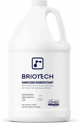 Miniatura 17 de BRIOTECH Desinfectante de ácido hipocloroso, mata el 99.99% de los virus y bacterias, elimina el olor, suave, control de moho, para dormitorios