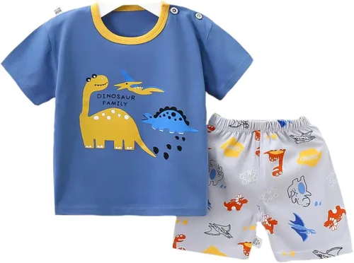 Miniatura 8 de Ropa de bebé niño para niños de 2t 3t Boys Cute Verano manga corta camiseta tops pantalones cortos conjuntos de ropa para bebé niño