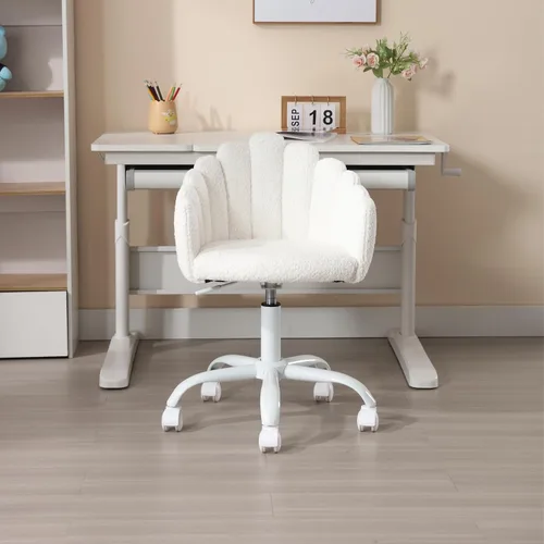 Miniatura 3 de HEAH-YO Lindas sillas para niños, sillas de escritorio ajustables para niños con reposabrazos y respaldo, silla giratoria para computadora
