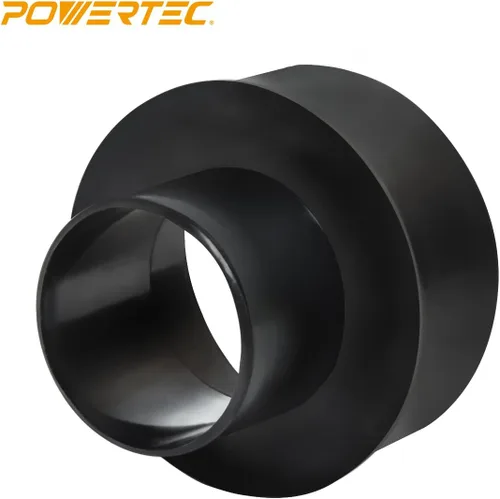 Miniatura 4 de POWERTEC 70104 Reductor de manguera de 4 a 2-1/2 pulgadas, accesorios de recolección de polvo para ventilación de secadora y conexión de aspiración