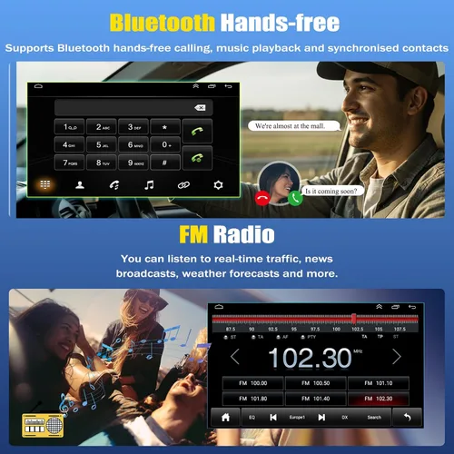 Miniatura 7 de Estéreo de coche 2+32G para Chevy Silverad Classic 1500 2500 2007 con CarPlay inalámbrico Android Auto, 7 pulgadas Android 13 pantalla táctil