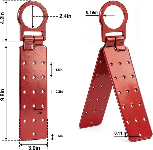Miniatura 5 de Anclaje de techo reutilizable, soporte de techo fácil de instalar para protección contra caídas, anillo en D de alta resistencia