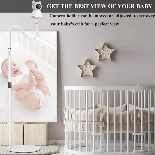 Miniatura 5 de Soporte telescópico para monitor de bebé para BOIFUN Baby 2S/5S/6T, ieGeek Baby 1T, DEATTI BM101-M, ARENTI P2Q/ B2, Momcozy BM01/BM03/BM04/BM02