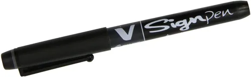 Miniatura 2 de Pilot V Sign - Bolígrafo de tinta líquida con punta de 5/64 pulgadas, color negro, caja con 12