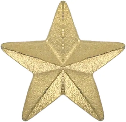 Miniatura 2 de SHOP AWARDS AND GIFTS Alfileres de solapa de felpilla dorada para reconocimiento de estudiantes en académicos y deportes, estrella pequeña, 7/16