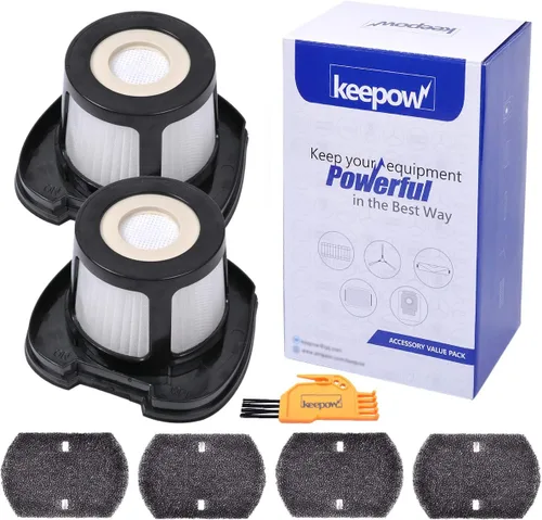 KEEPOW Filtro de borrador de pelo de mascotas para Bissell Pet Hair Eraser aspiradora de mano 2284W 2390 2389 2390A, comparado con la pieza #