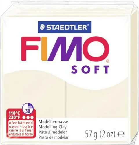 Miniatura 6 de FIMO Soft & Effect - Arcilla polimérica para modelar horno, 2.01 oz, juego de 8 unidades, colección de tarta de queso de fresa