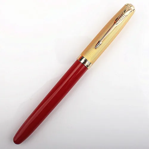 Miniatura 12 de Jinhao 85 Pluma Estilográfica Extra Fina 0.015 in (Madera de Tigre)