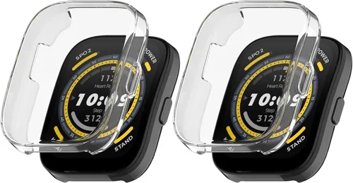 Miniatura 10 de Funda protectora compatible con Amazfit Bip 5 Smart Watch, funda de TPU suave y ultradelgada, protector de pantalla para reloj inteligente Amazfit