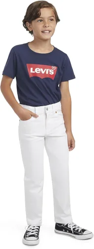 Miniatura 3 de Levi's Jeans 502 Regular Taper Fit Performance para Niños, Azul