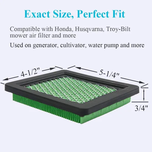 Miniatura 6 de HOODELL Paquete de 5 filtros de aire 17211-zl8-023, compatibles con Honda gcv160 gcv190, Husqvarna 7021p, elemento limpiador de aire prémium