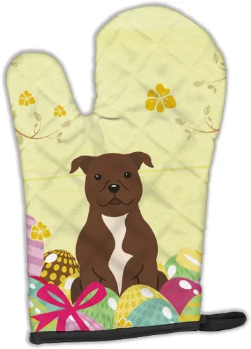 Miniatura 129 de Caroline's Treasures BB2732OVMT Dog House Collection Border Collie - Guante de horno grueso resistente al calor para sartenes calientes y horno