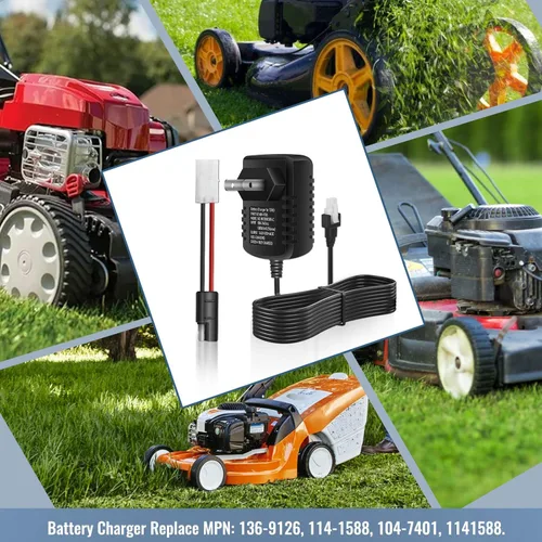 Miniatura 8 de Cargador de batería 136-9126 de Huthbrother, compatible con cargador de batería Toro de 22 pulgadas, reemplaza 114-1588, 104-7401, compatible