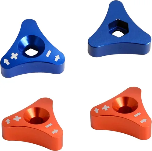 Miniatura 4 de Rippin Moto Ajustadores de perilla CNC de horquilla delantera Compatible con todas las horquillas WP de 1.890 in, la mayoría de motocicletas KTM