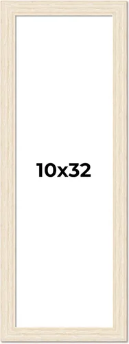 Miniatura 62 de Marco de fotos blanco de madera real de 10 x 12 pulgadas de ancho de 1.5 pulgadas Profundidad interior de 0.5 pulgadas Marco de fotos envejecido