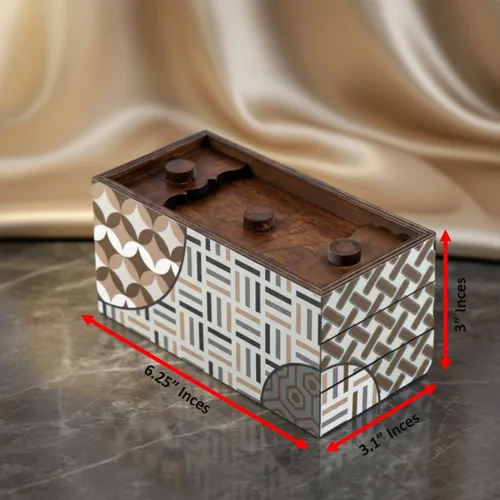 Miniatura 4 de Enigma Decode - Caja de rompecabezas secreta con cerradura mágica para tarjetas de regalo y dinero