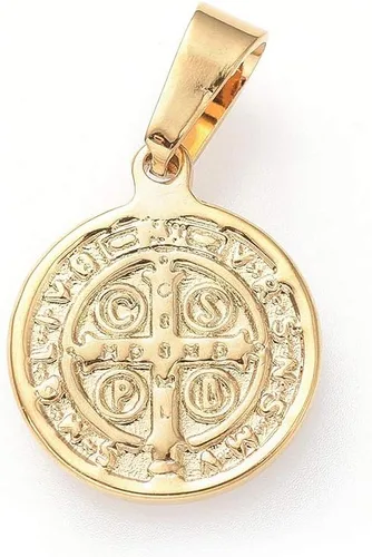 Miniatura 2 de Beadthoven - 10 colgantes de trébol de acero inoxidable con textura de trébol de cuatro hojas de la suerte, cuentas colgantes de metal con cierre