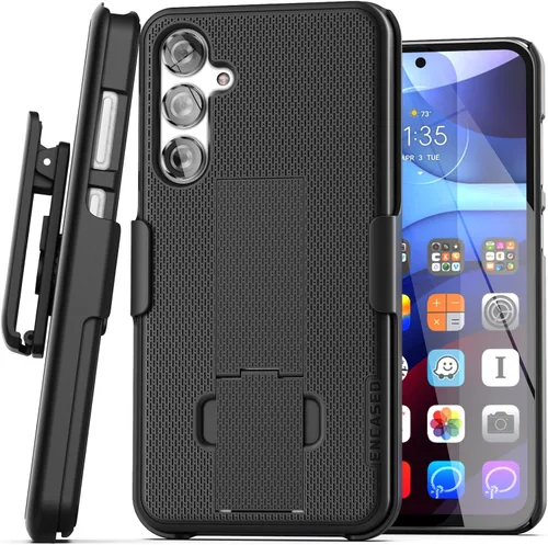 Miniatura 18 de DuraClip - Funda para Samsung Galaxy S22 con clip para cinturón, funda delgada con funda (S22)