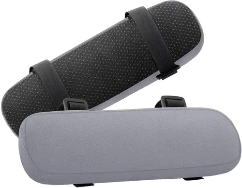 Miniatura 9 de MOSISO Reposabrazos para Silla (Paquete de 2), Fundas de Espuma Viscoelástica para Silla de Casa/Oficina, Cómodas Almohadillas para Brazos de Rosa