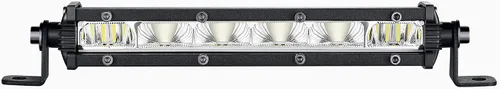 Miniatura 6 de Barra de luz LED delgada de 6 pulgadas, pequeñas inundaciones en todo terreno, conducción antiniebla, trabajo de una sola fila, barras de luz LED