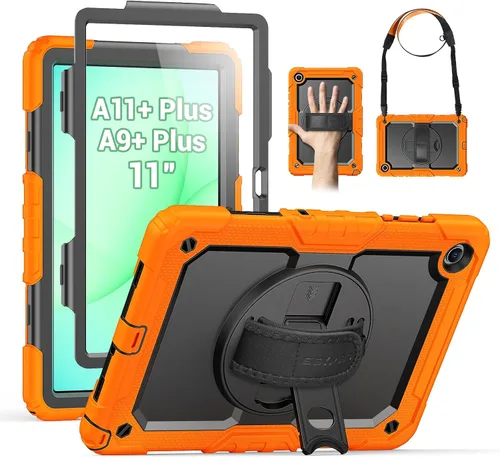 Miniatura 24 de SEYMAC - Funda protectora resistente a prueba de golpes para Samsung Galaxy Tab S6 Lite de 10.4 pulgadas 2024/2022/2020 (SM-P620/P610/P615), Negro