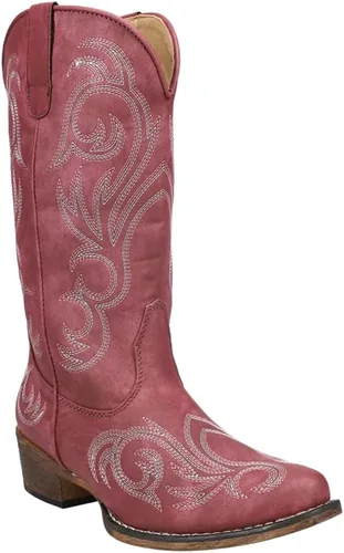 Miniatura 2 de ROPER Riley Riley Ronda Toe Casual Botas Mid Calf Tacón bajo 1-2" - Negro