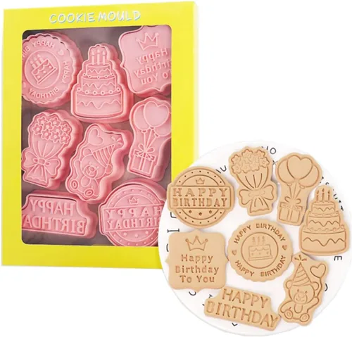 Miniatura 11 de 8 Piezas Moldes de Galletas de la Estatua de la Libertad para Hornear Moldes de Galletas, Prensa Torre Eiffel, Juego de Moldes de Galletas