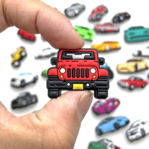 Miniatura 3 de Fohiahfce 30 dijes de automóvil para decoración de zapatos, sandalias de carrera, accesorios para adultos, hombres, niños, regalos de fiesta, Metal